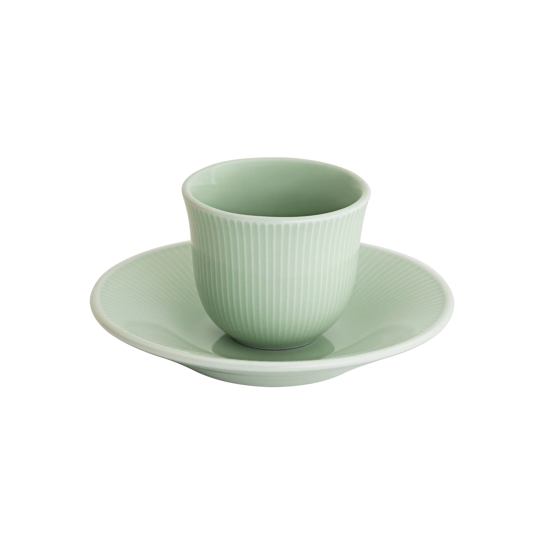 80ml Embossed Tasting Cup  and 13cm Embossed Plate - Image 3