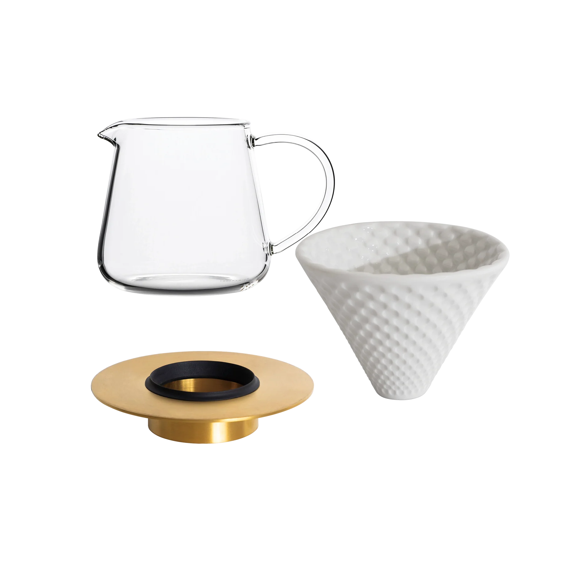 Coffee Dripper Gift Set (Strong/Brass/Tall) - Image 2