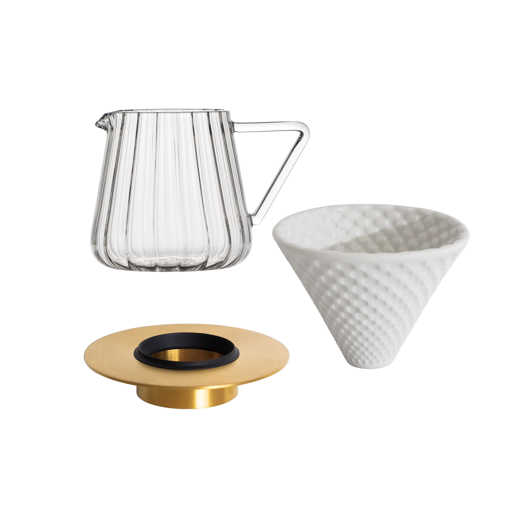 Coffee Dripper Gift Set (Strong/Brass/Tall) - Image 3