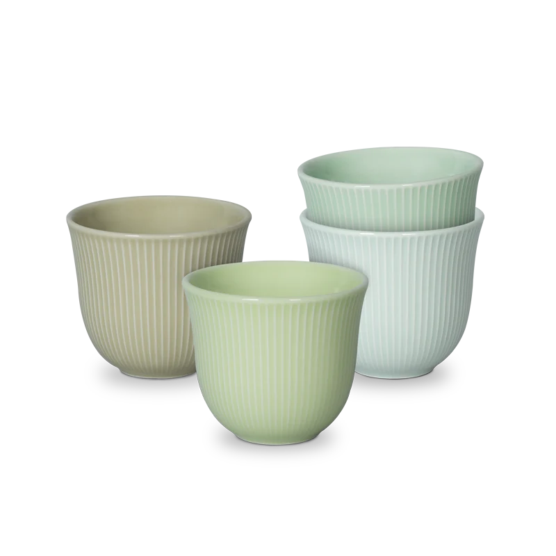 Set of 4 Embossed Tasting Cup (Moonbeam) - Image 3