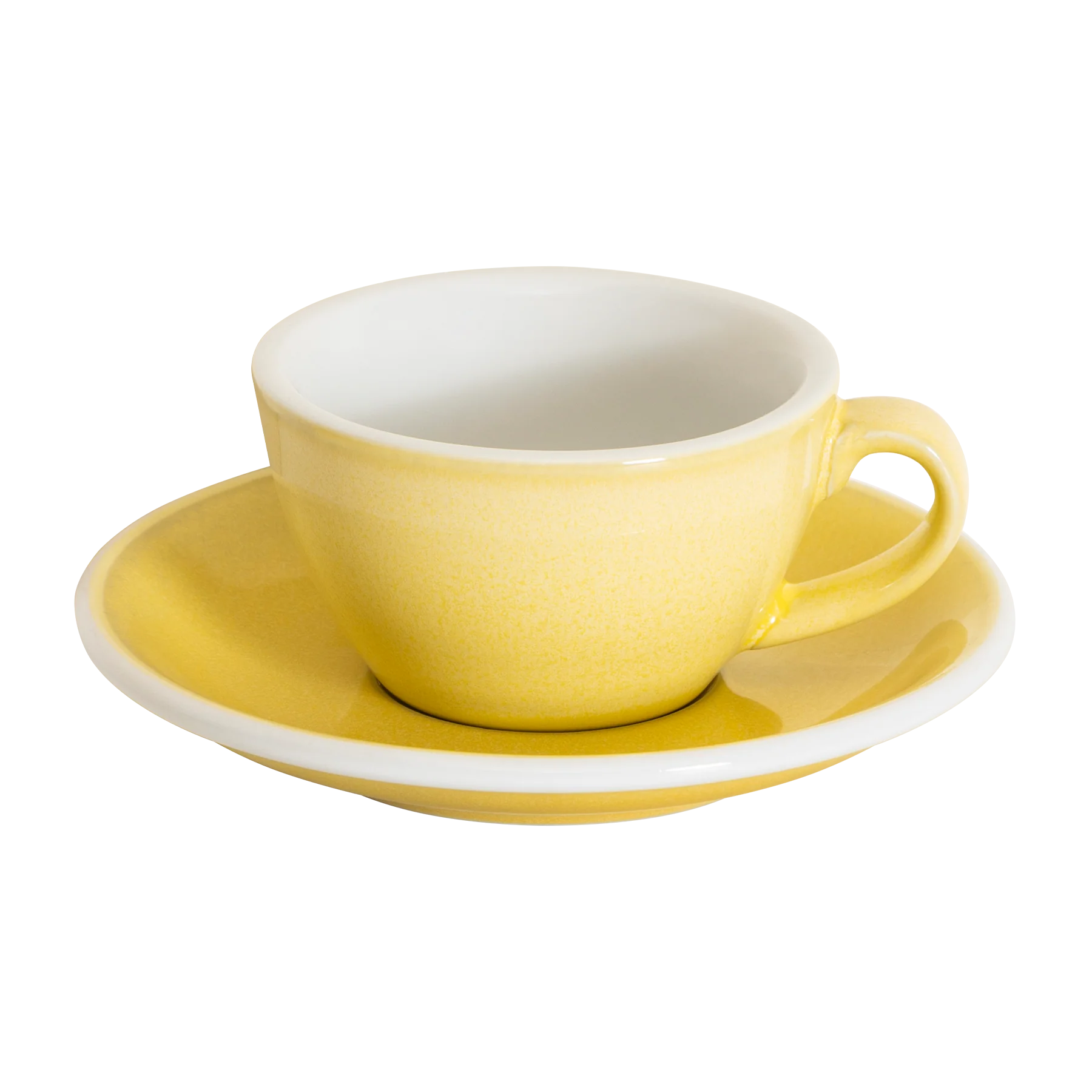 Set of 1 x 150ml Flat White Cup and Saucer - Image 4