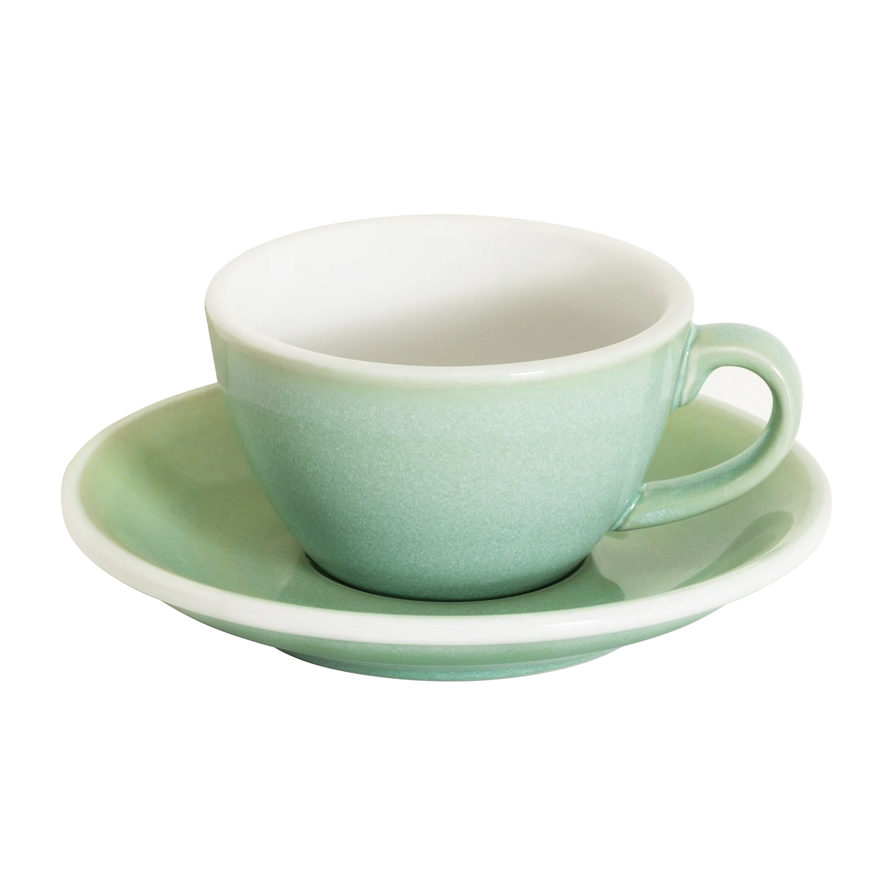 Set of 1 x 150ml Flat White Cup and Saucer - Image 5