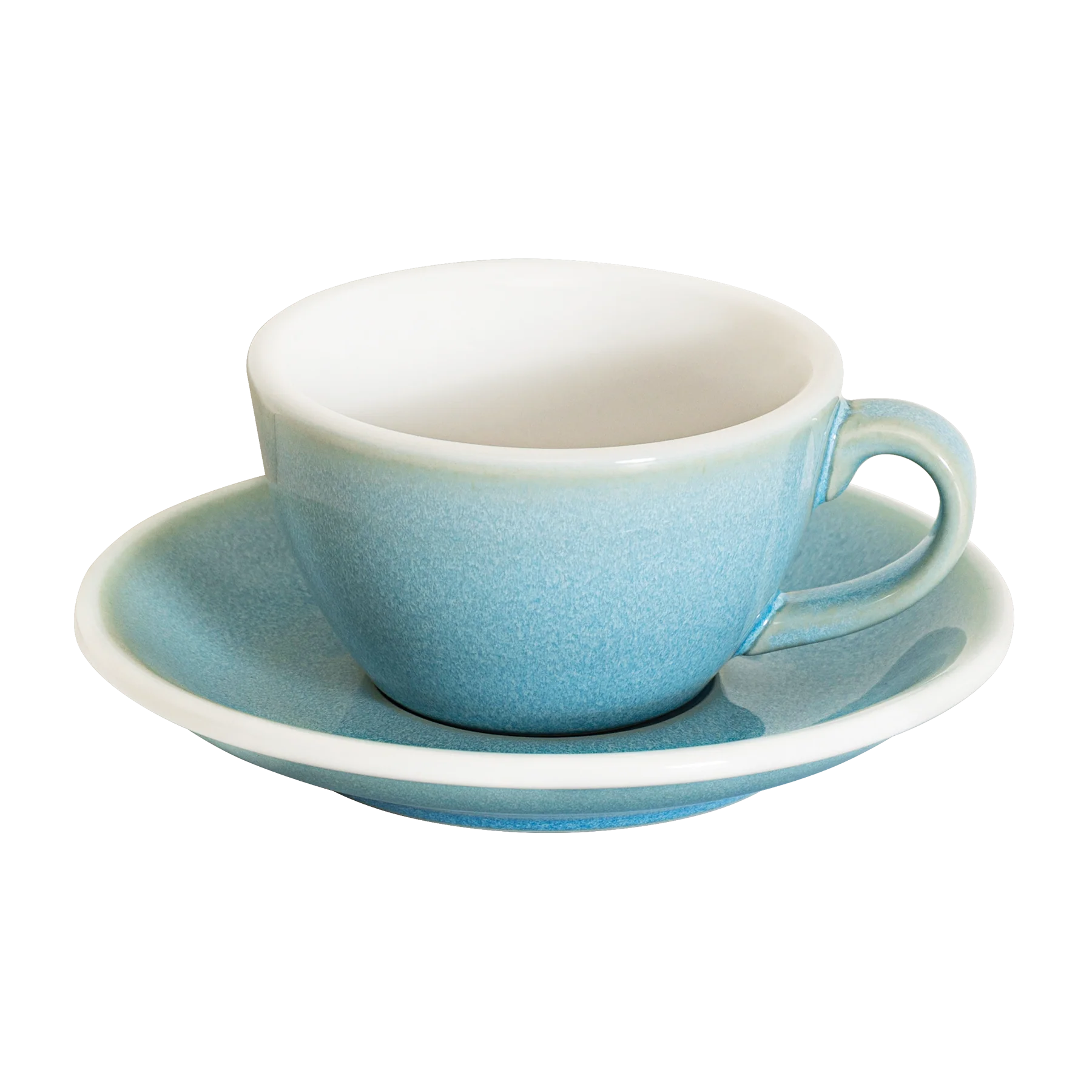 Set of 1 x 150ml Flat White Cup and Saucer - Image 6