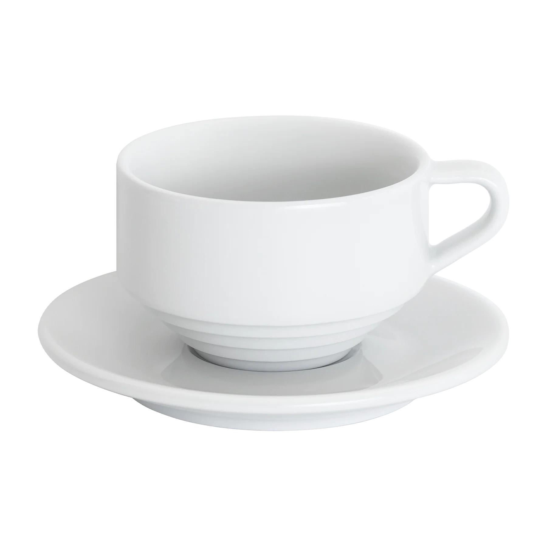 220ml Cappuccino Cup  and 14cm Cappuccino Saucer - Image 4