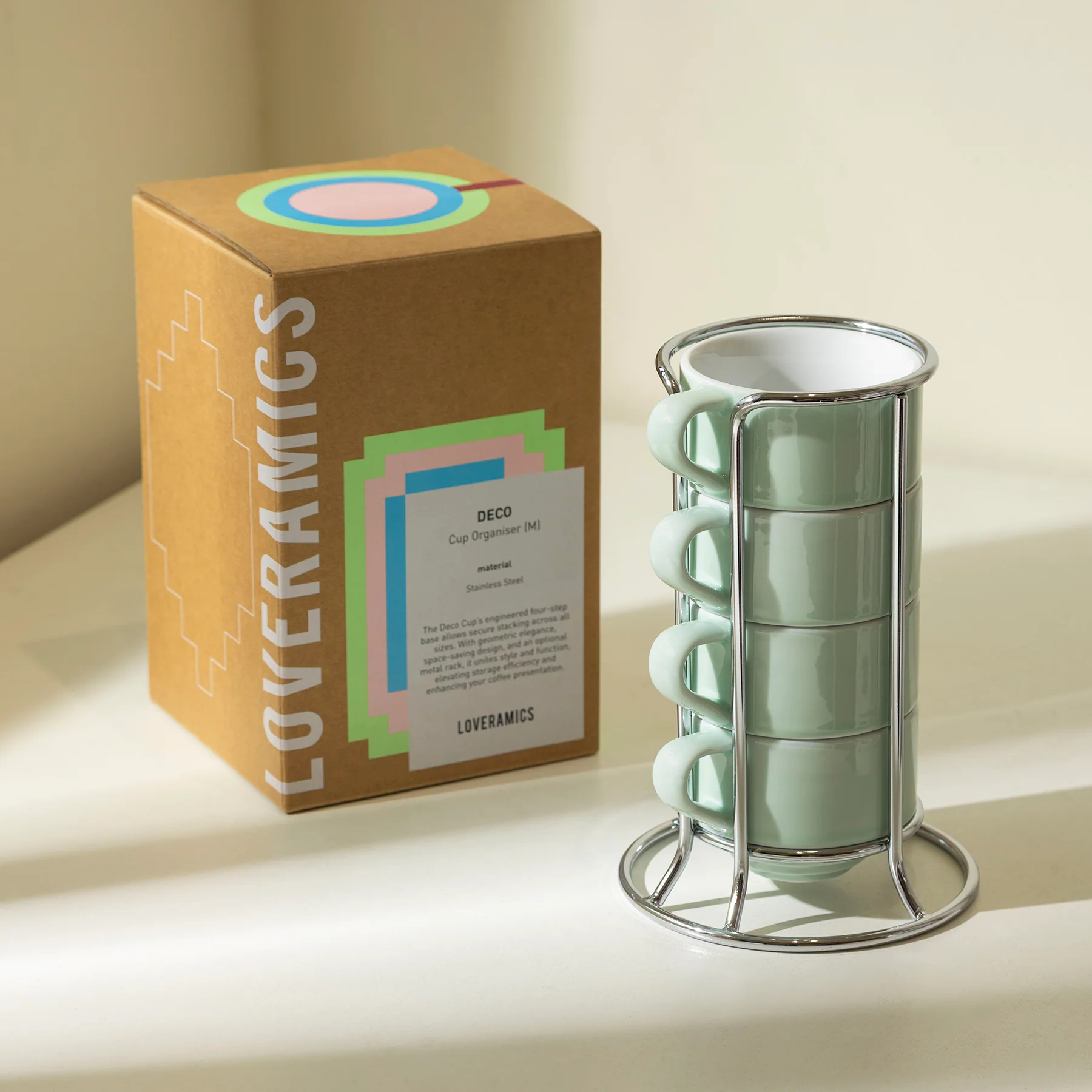 Set of 4 x 165ml Flat White Cups - Image 4