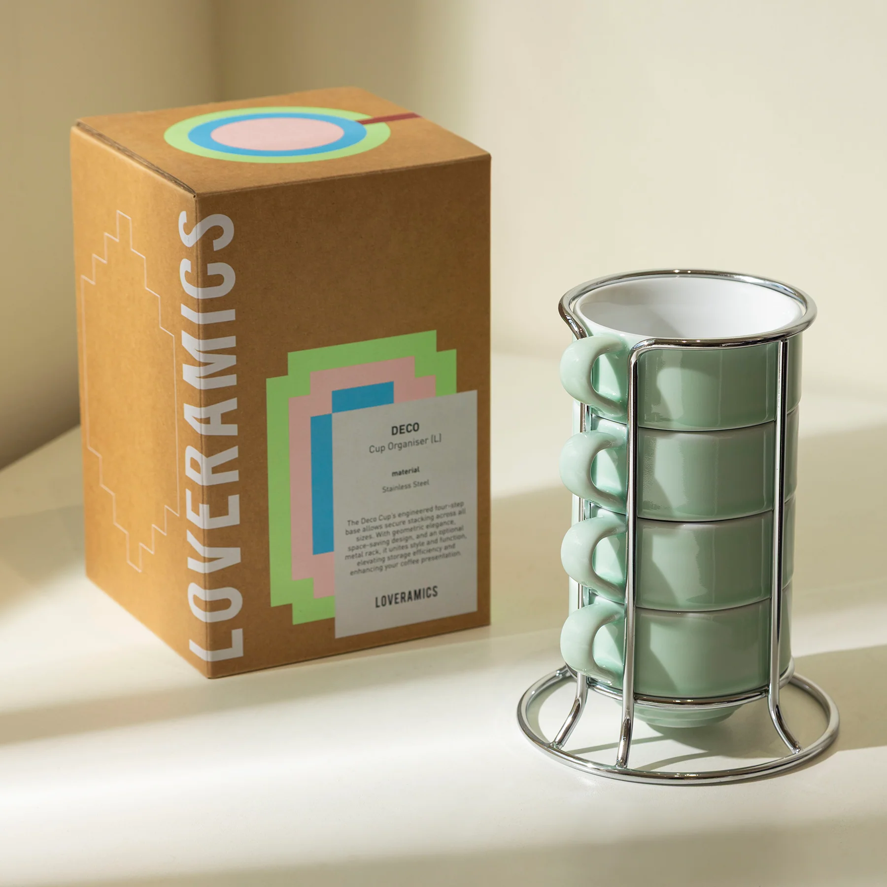 Set of 4 x 220ml Cappuccino Cups - Image 4