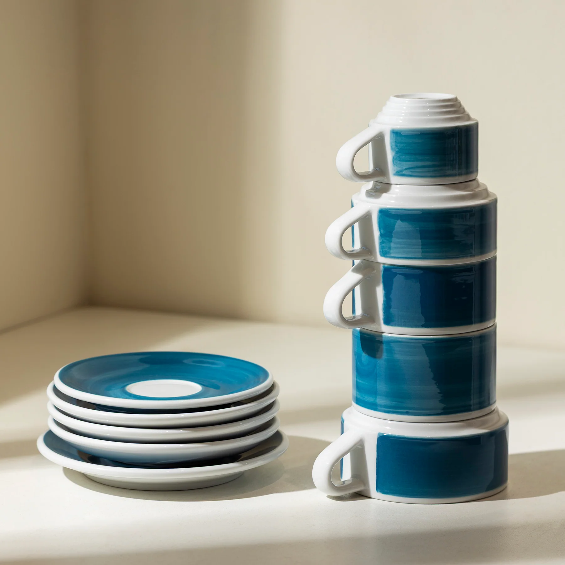 Set of 5 - All Size Deco Cups and Saucers - Image 5