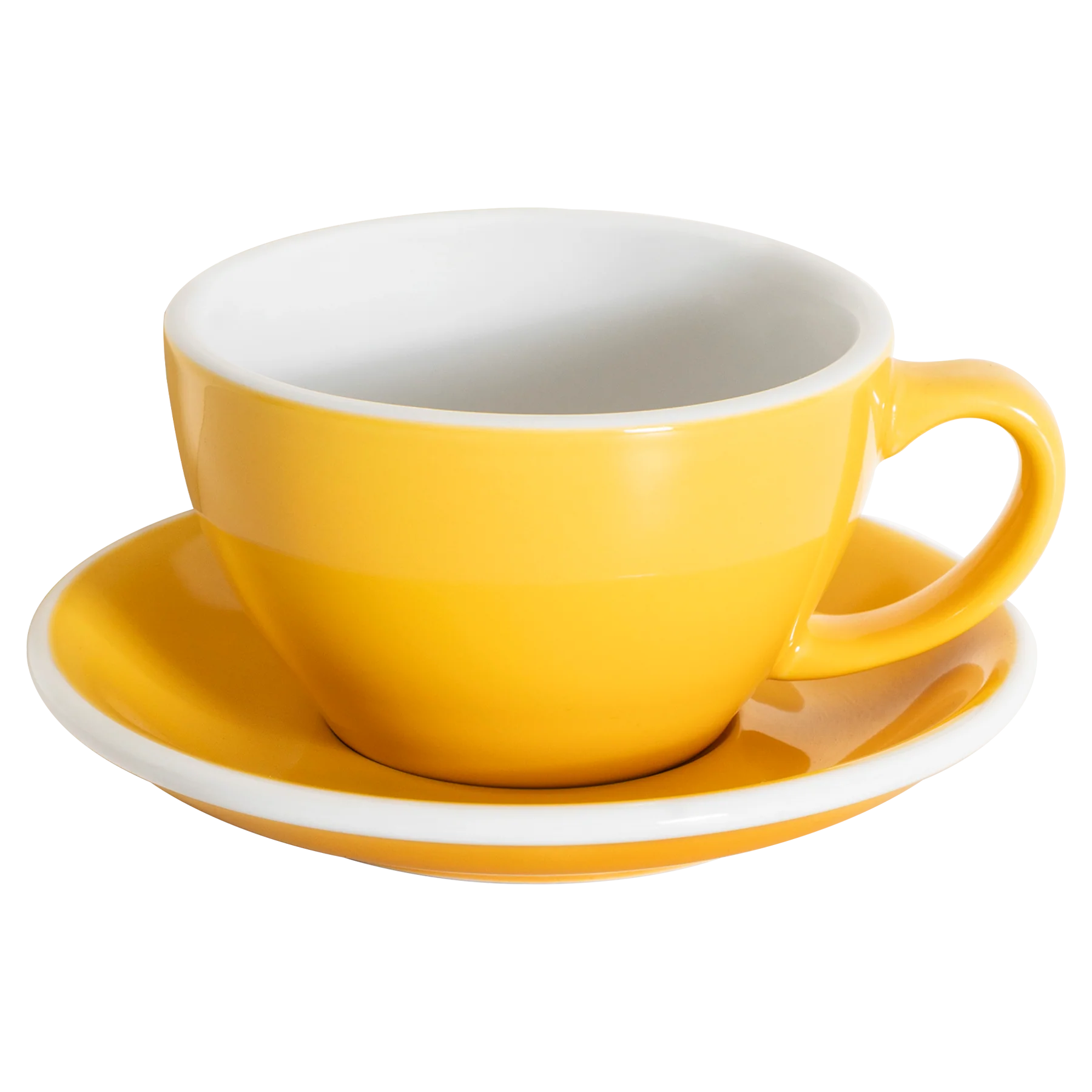 Set of 1 x 300ml Cafe Latte Cup and Saucer - Image 3