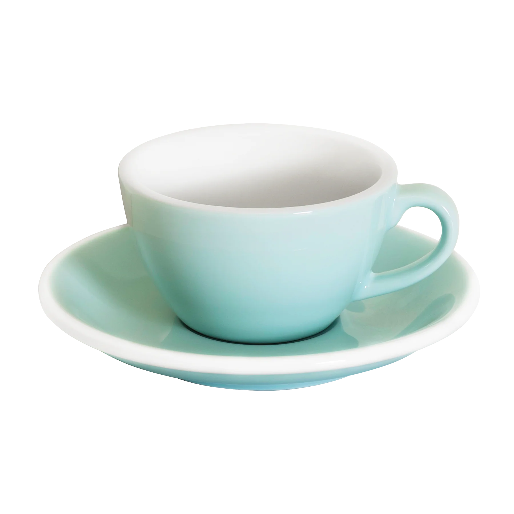 Set of 1 x 150ml Flat White Cup and Saucer - Image 6