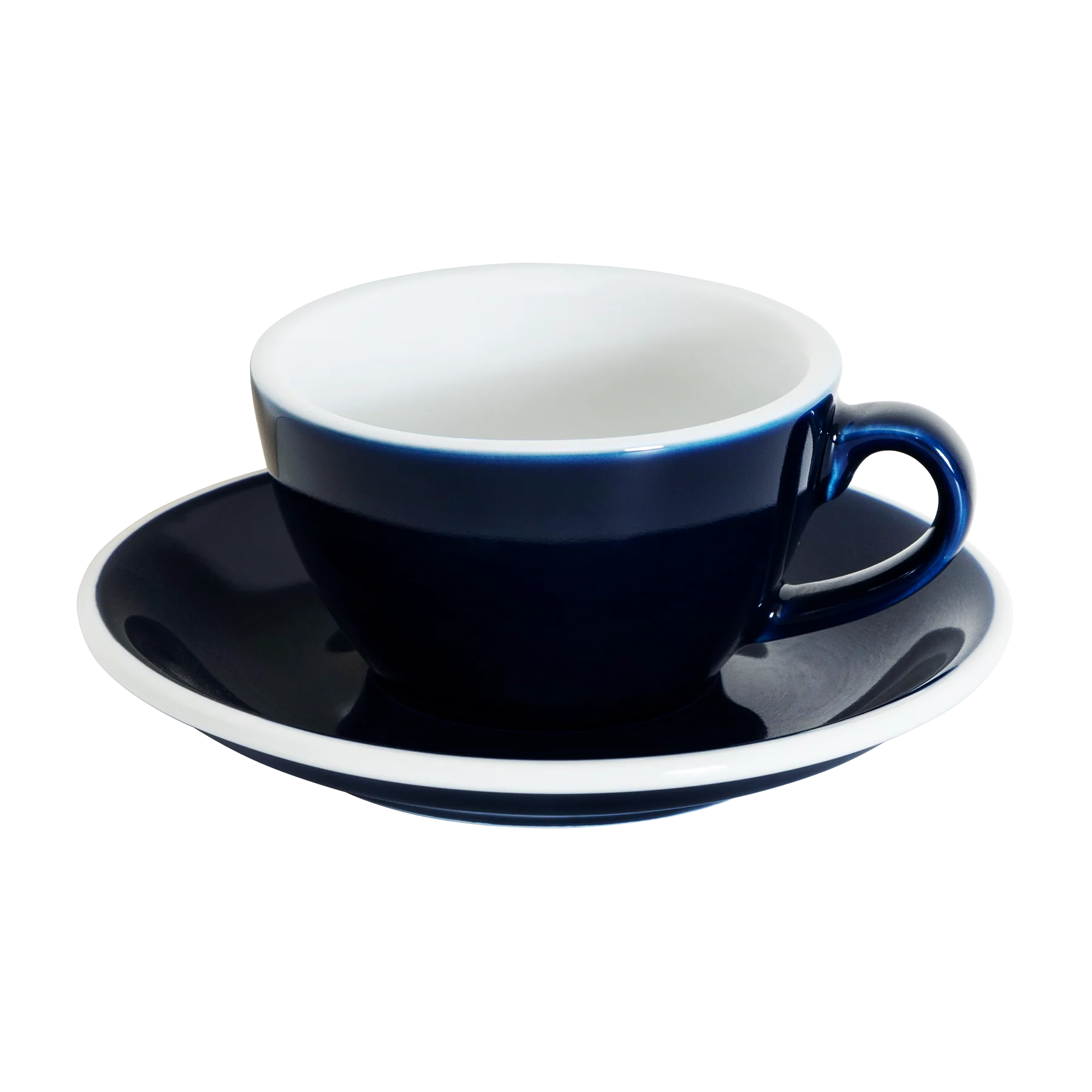 Set of 1 x 150ml Flat White Cup and Saucer - Image 7