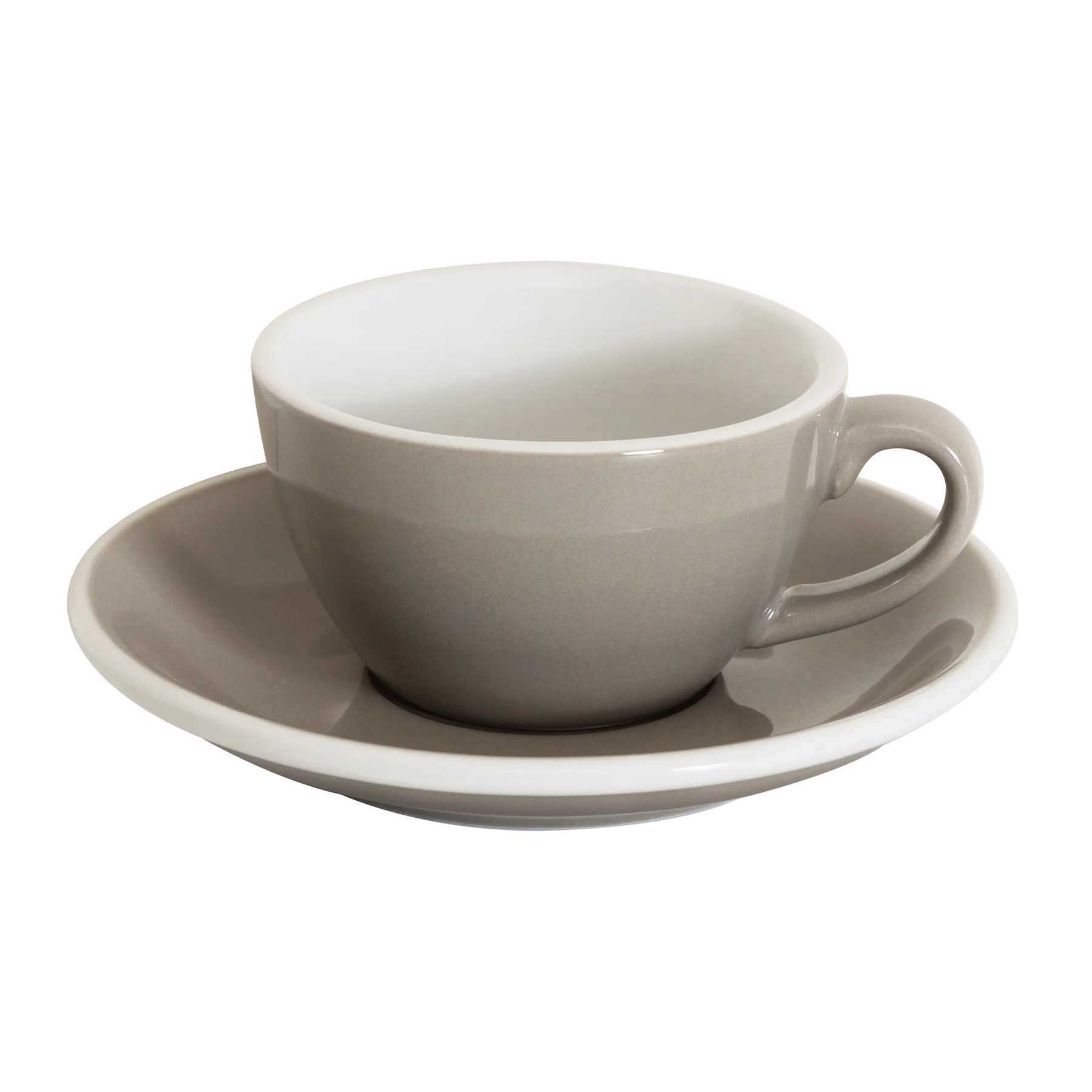 Set of 1 x 150ml Flat White Cup and Saucer - Image 9