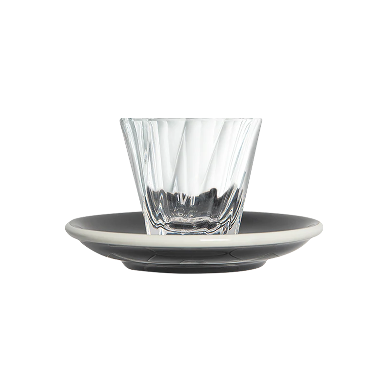 120ml Twisted Cortado Glass  and 14.5cm Shared Saucer - Image 13