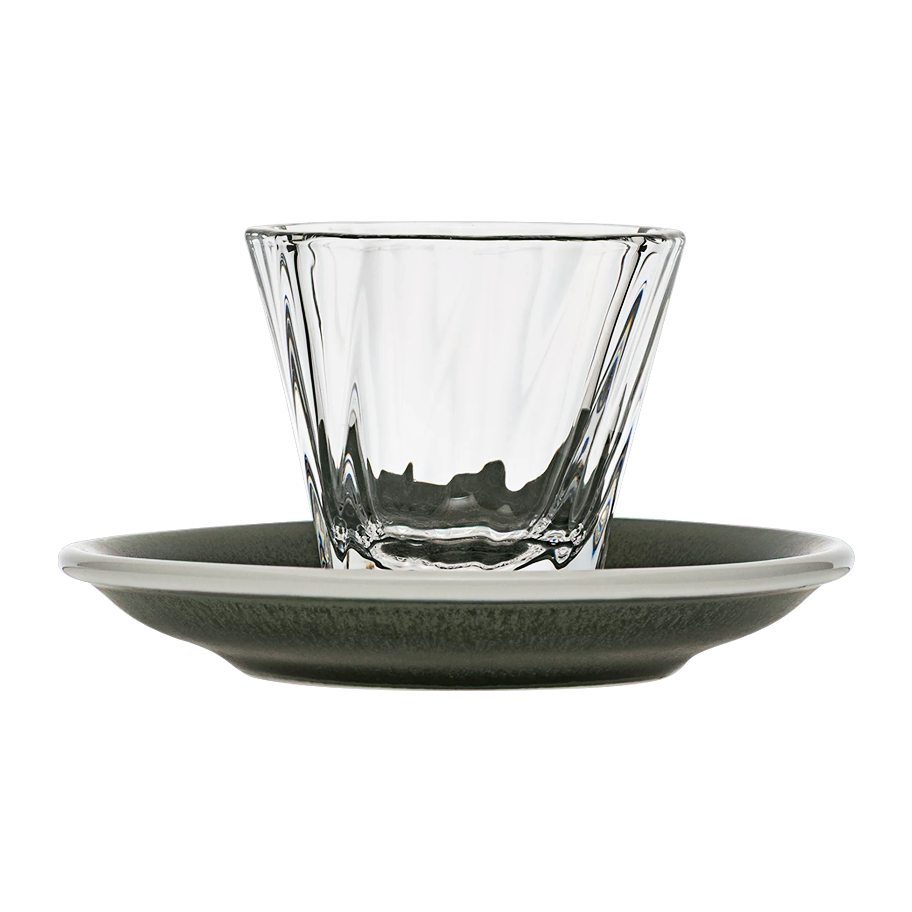 120ml Twisted Cortado Glass  and 14.5cm Shared Saucer - Image 4