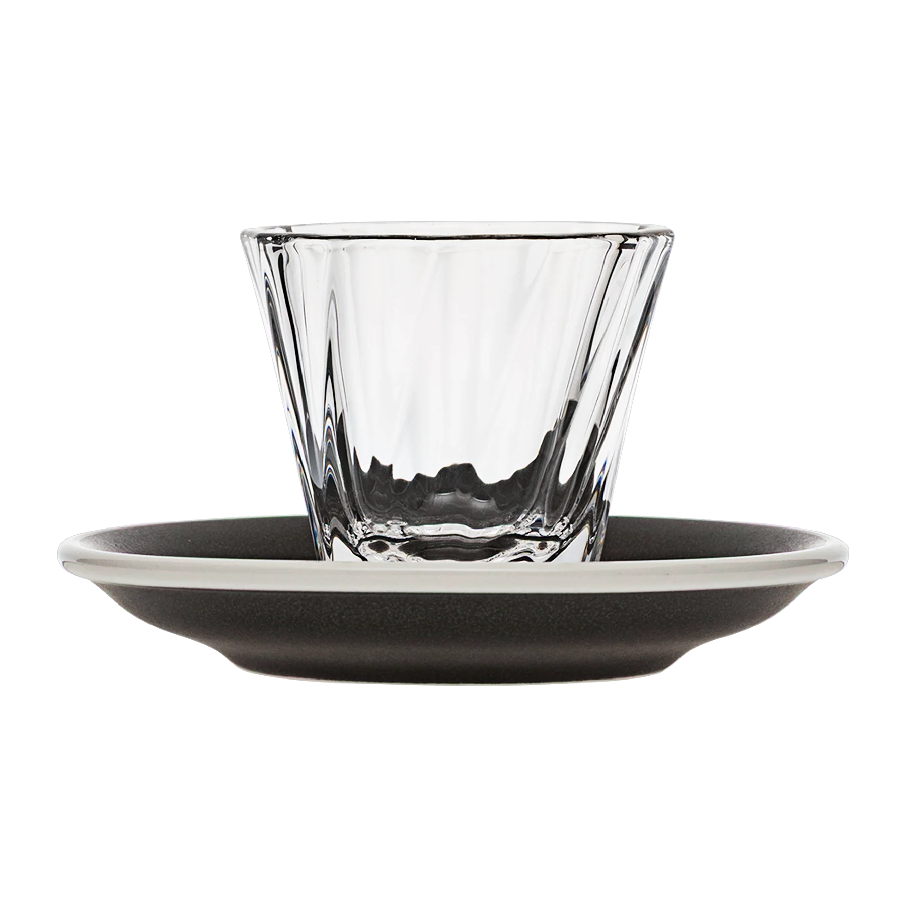 120ml Twisted Cortado Glass  and 14.5cm Shared Saucer - Image 5