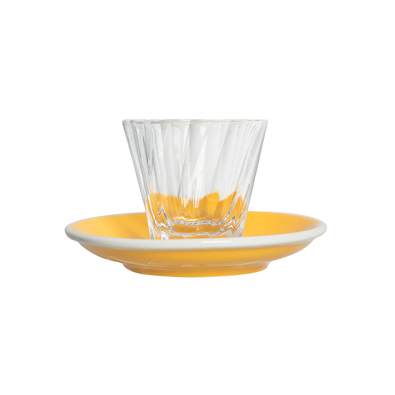 120ml Twisted Cortado Glass  and 14.5cm Shared Saucer - Image 8