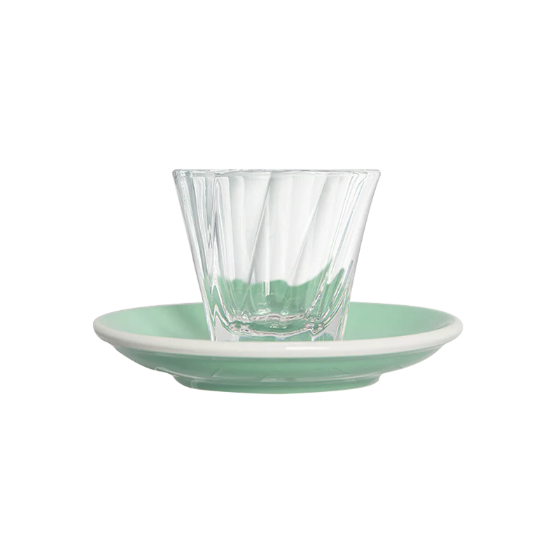 120ml Twisted Cortado Glass  and 14.5cm Shared Saucer - Image 9