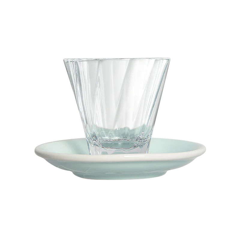 180ml Twisted Cappuccino Glass and 14.5cm Shared Saucer - Image 11