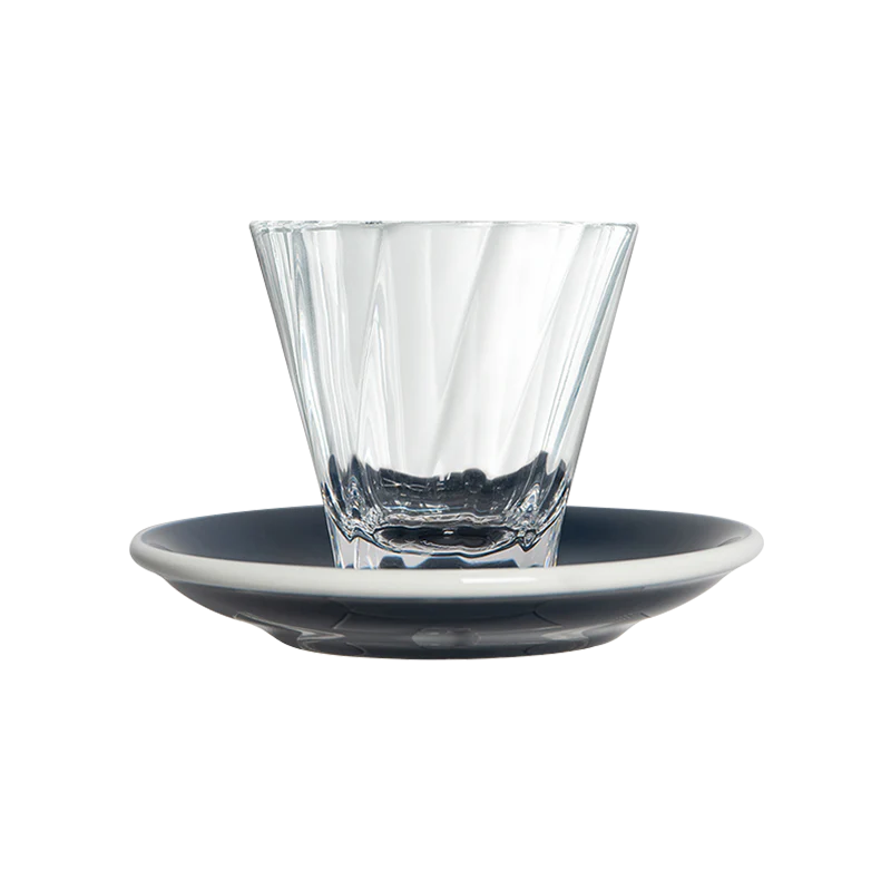 180ml Twisted Cappuccino Glass and 14.5cm Shared Saucer - Image 12