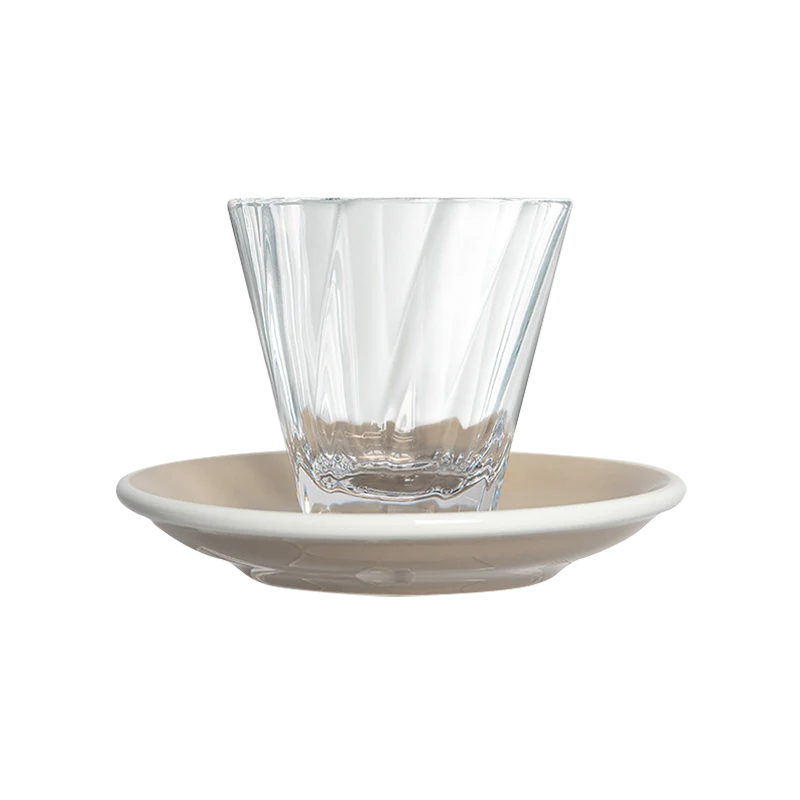 180ml Twisted Cappuccino Glass and 14.5cm Shared Saucer - Image 14