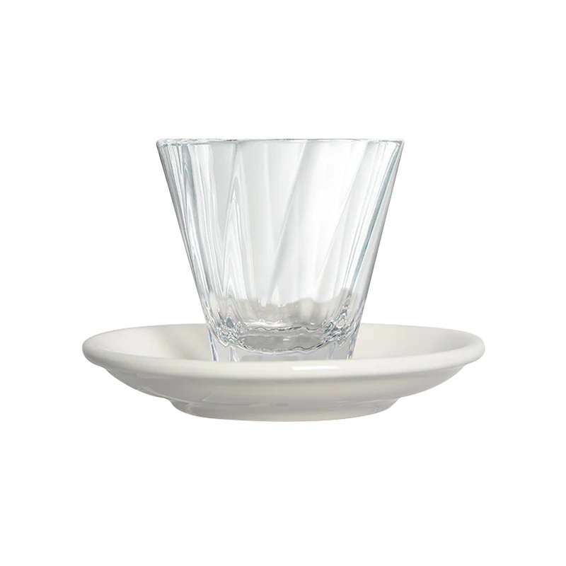 180ml Twisted Cappuccino Glass and 14.5cm Shared Saucer - Image 15