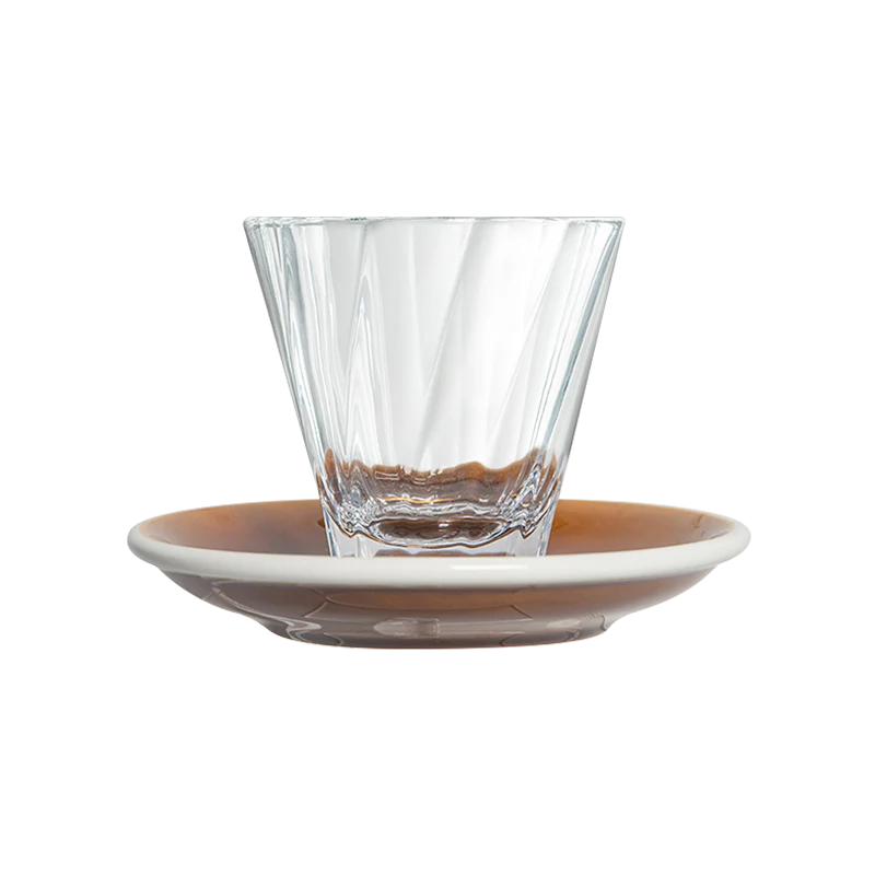 180ml Twisted Cappuccino Glass and 14.5cm Shared Saucer - Image 16