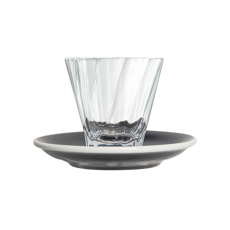 180ml Twisted Cappuccino Glass and 14.5cm Shared Saucer - Image 23