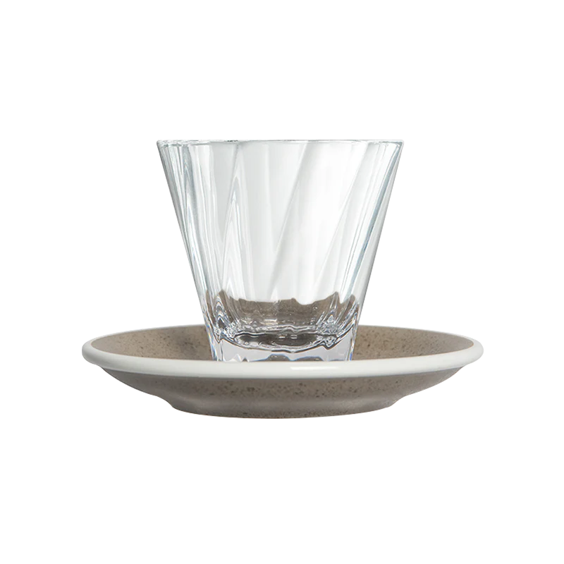 180ml Twisted Cappuccino Glass and 14.5cm Shared Saucer - Image 24