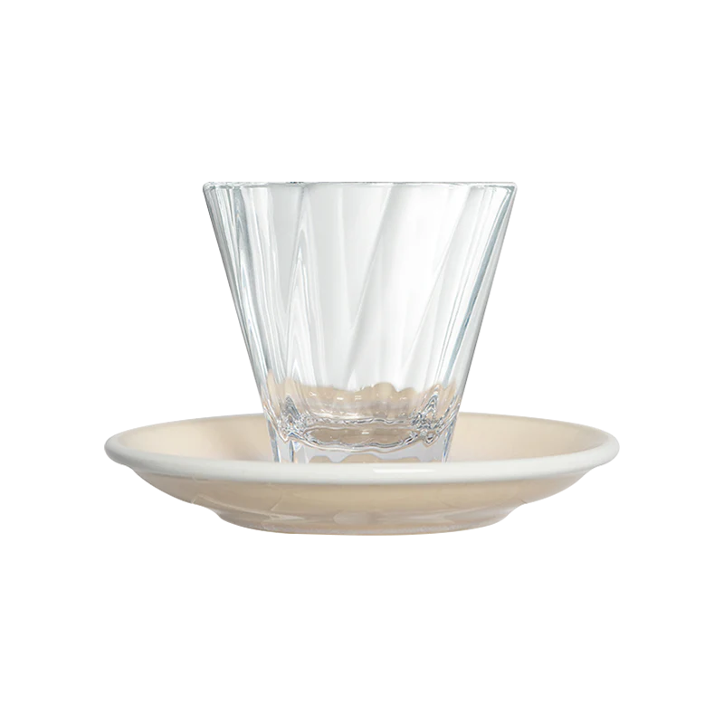180ml Twisted Cappuccino Glass and 14.5cm Shared Saucer - Image 25