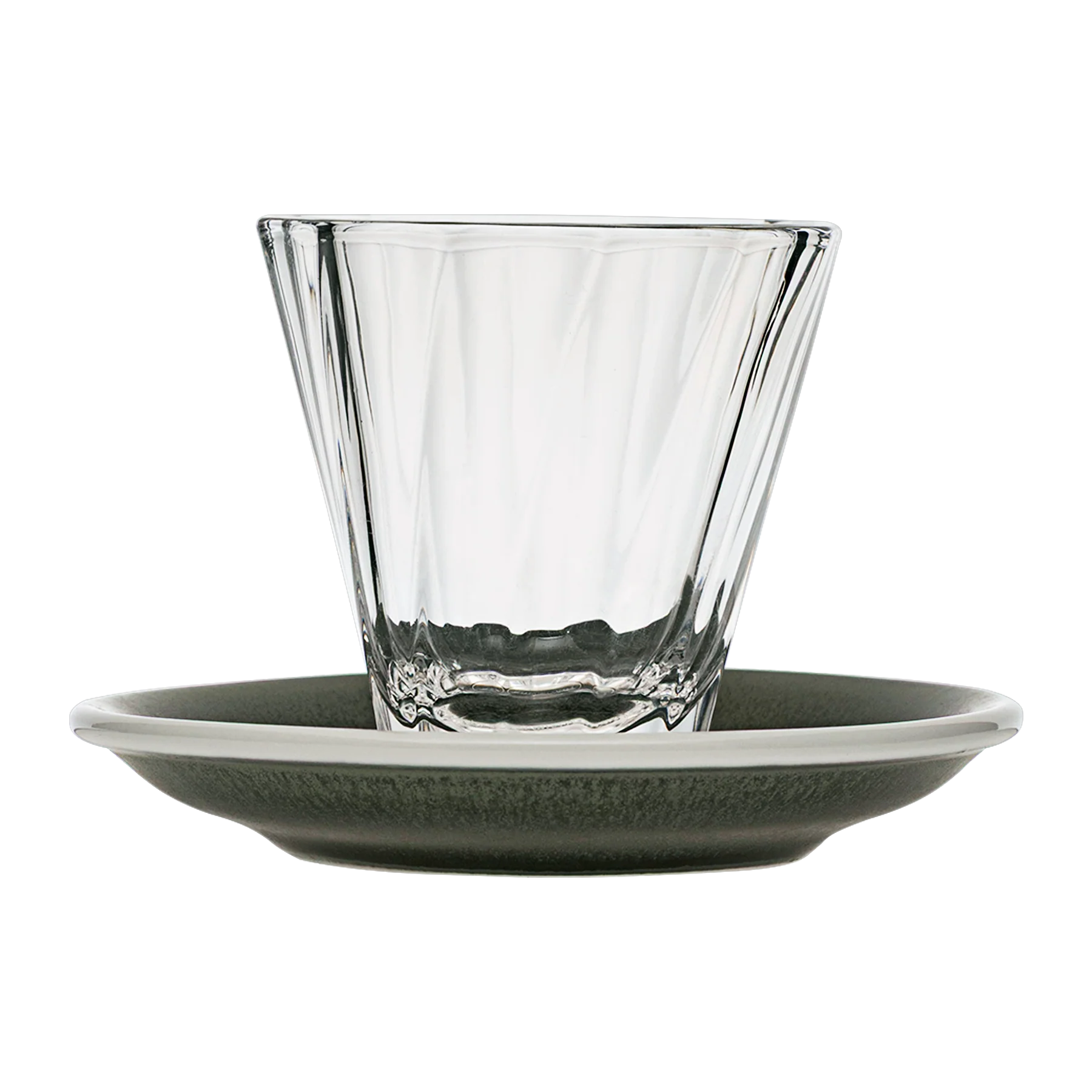 180ml Twisted Cappuccino Glass and 14.5cm Shared Saucer - Image 4