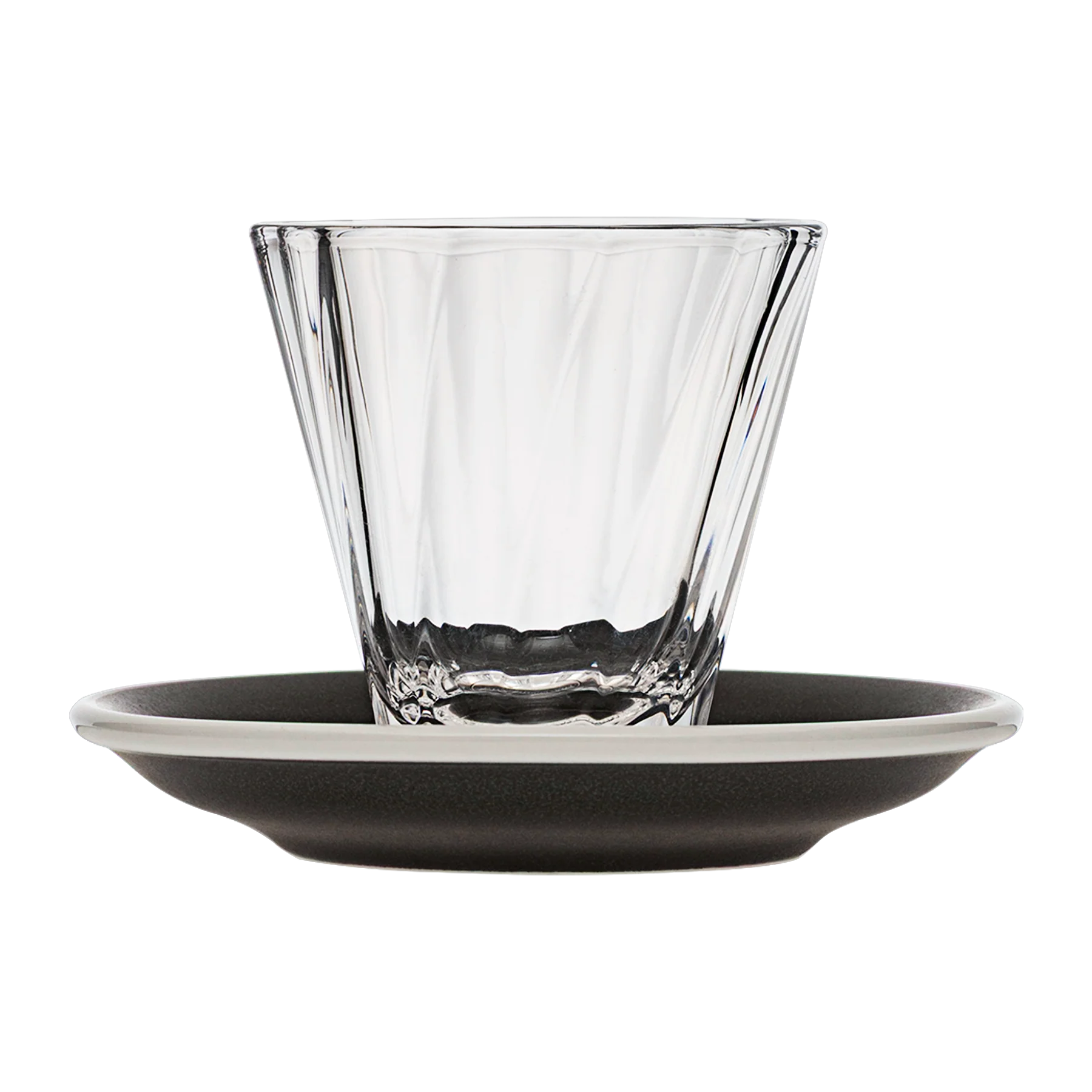 180ml Twisted Cappuccino Glass and 14.5cm Shared Saucer - Image 5