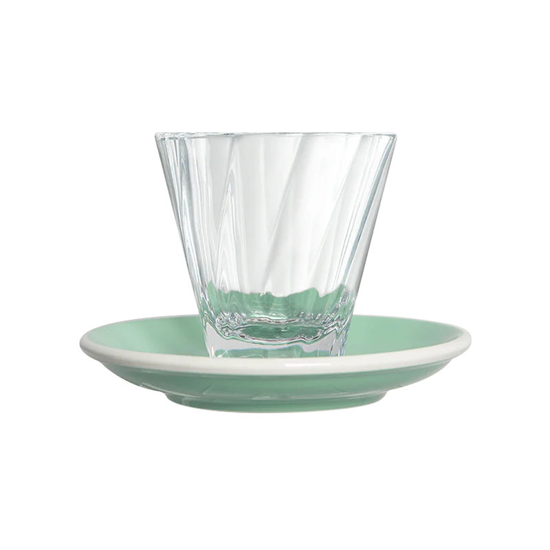 180ml Twisted Cappuccino Glass and 14.5cm Shared Saucer - Image 9