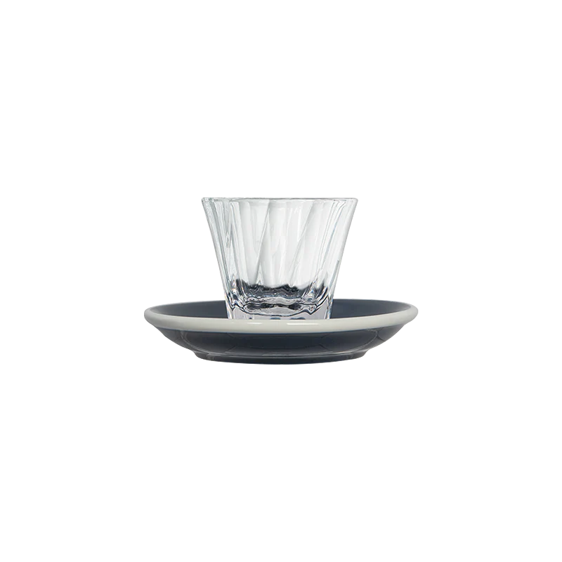 70ml Twisted Espresso Glass  and 11.5cm Espresso Saucer - Image 12
