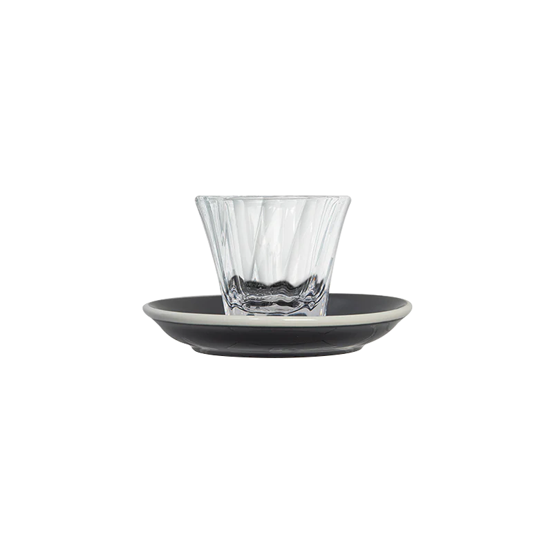 70ml Twisted Espresso Glass  and 11.5cm Espresso Saucer - Image 13