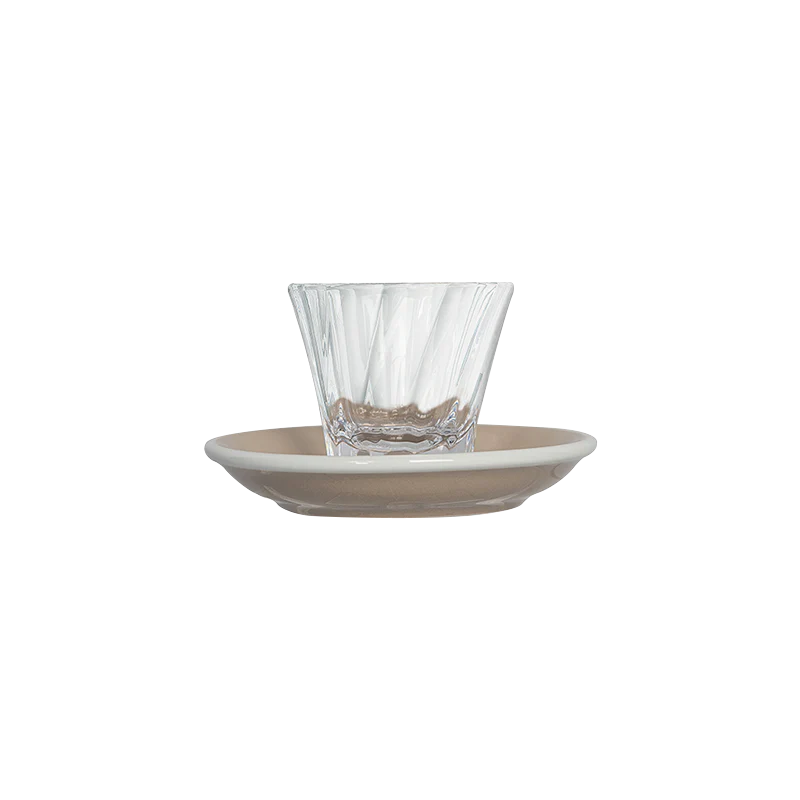 70ml Twisted Espresso Glass  and 11.5cm Espresso Saucer - Image 14