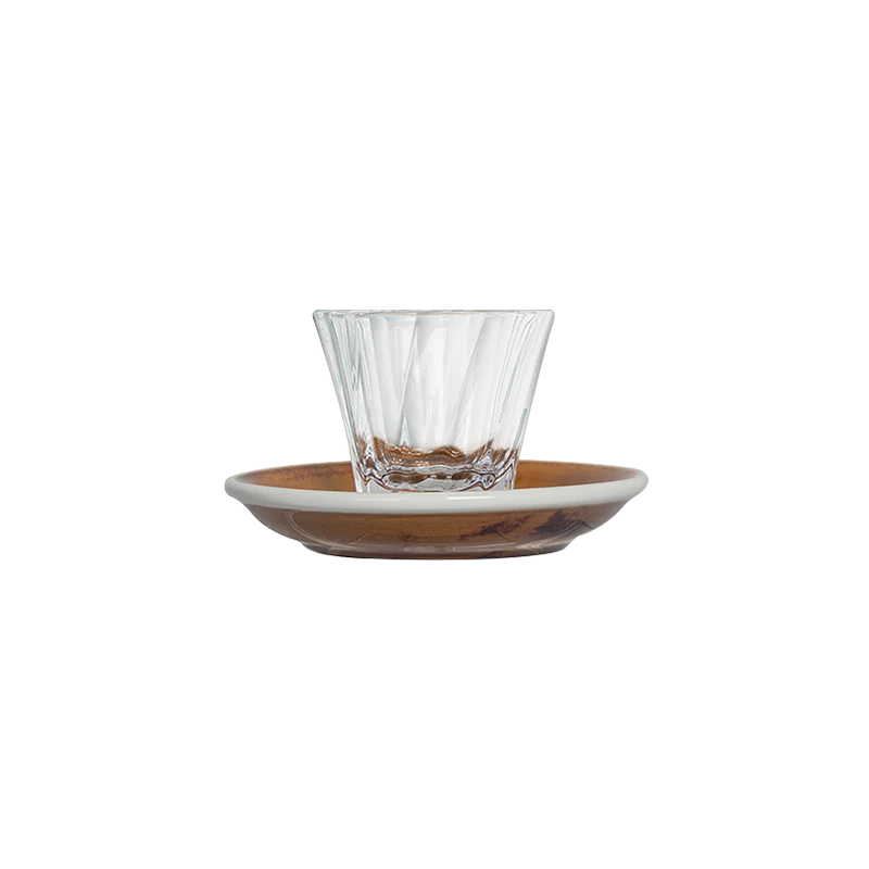 70ml Twisted Espresso Glass  and 11.5cm Espresso Saucer - Image 16