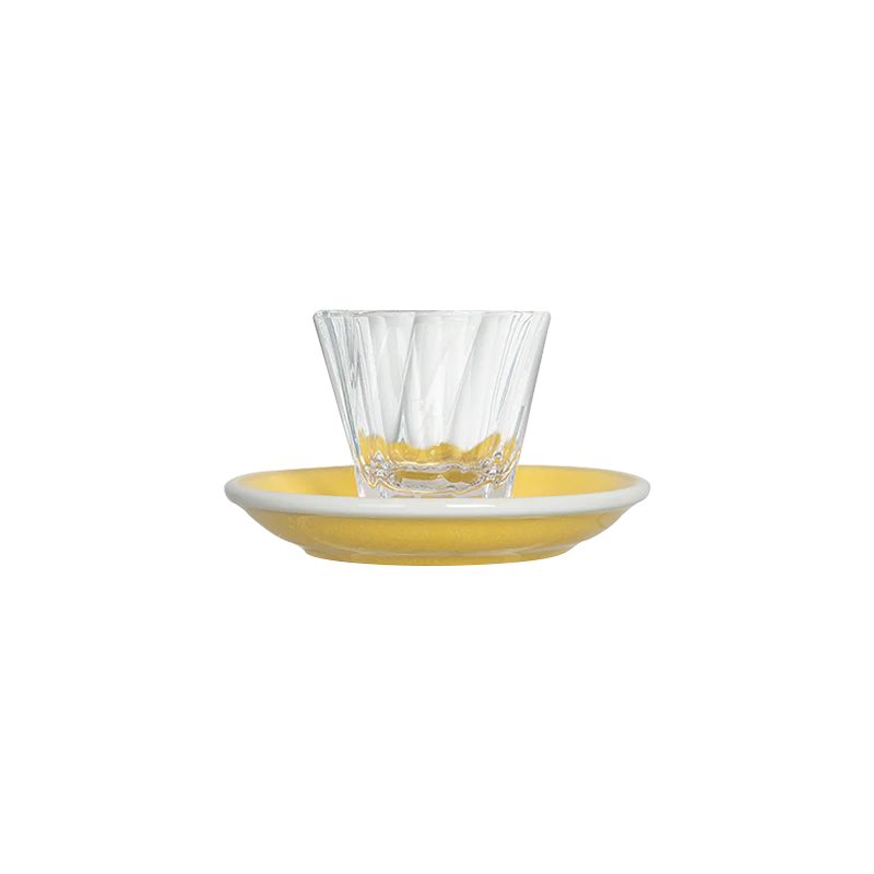 70ml Twisted Espresso Glass  and 11.5cm Espresso Saucer - Image 19