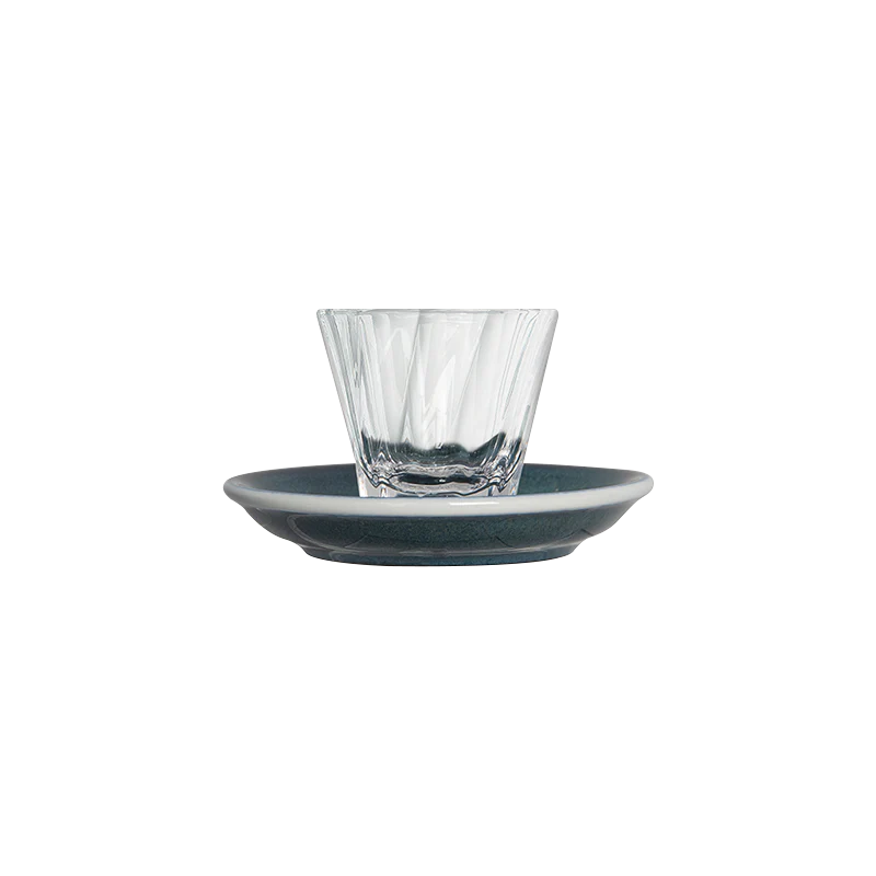 70ml Twisted Espresso Glass  and 11.5cm Espresso Saucer - Image 22
