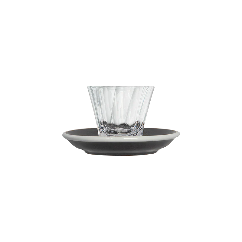 70ml Twisted Espresso Glass  and 11.5cm Espresso Saucer - Image 23