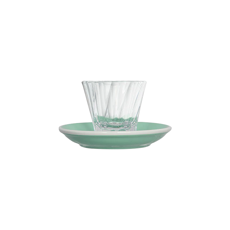 70ml Twisted Espresso Glass  and 11.5cm Espresso Saucer - Image 9